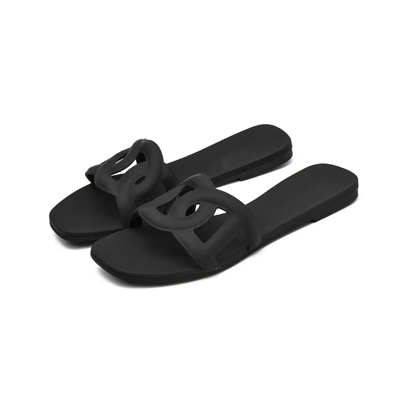 

New flat shoes, shoes, women's versatile beach slippers, women's slippers, 2020