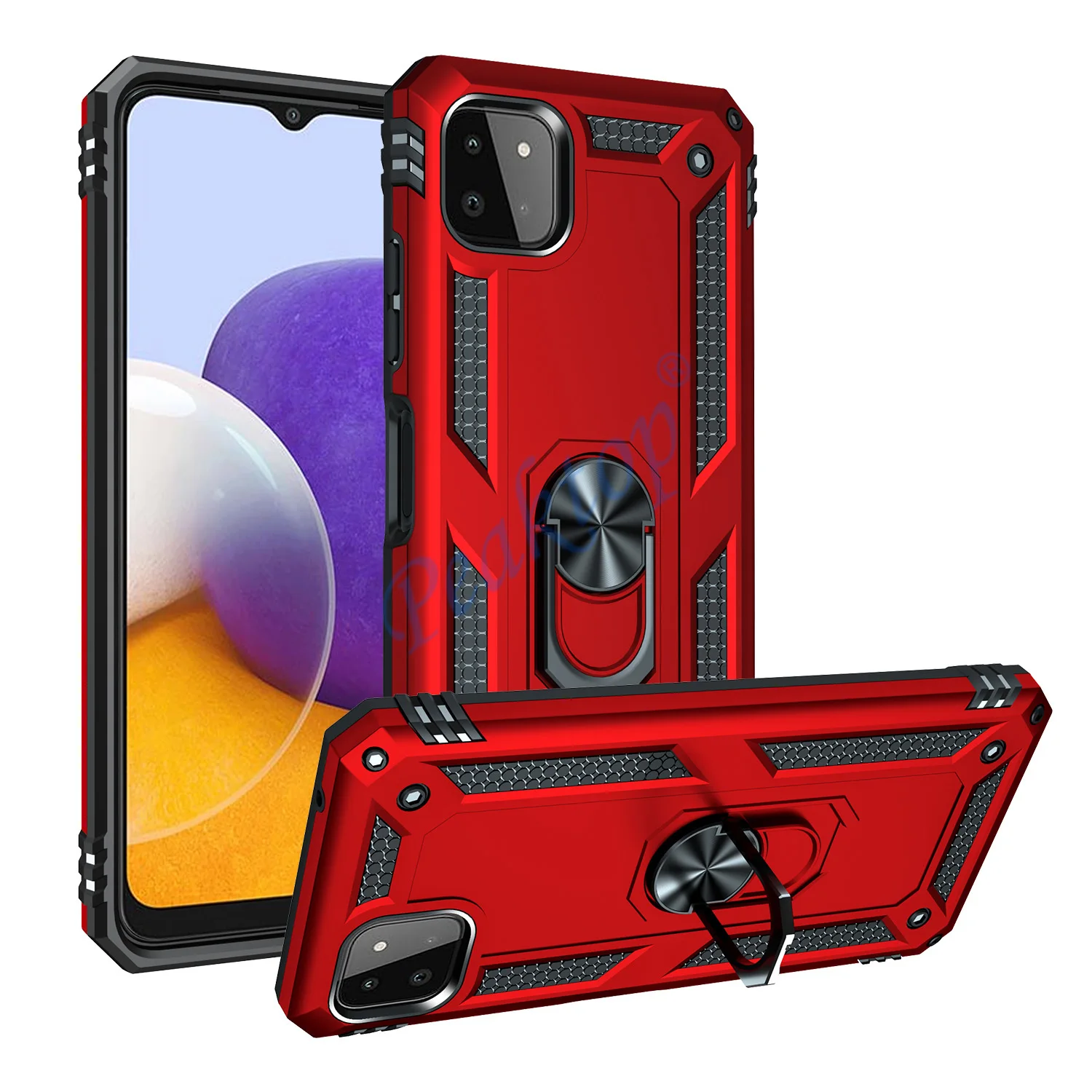 

Бронированный противоударный чехол для Samsung galaxy M32, чехол для Samsung M32 M 32, чехол с кольцом-держателем для автомобиля