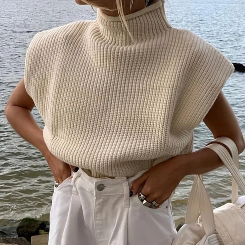 

WLLWLP Европейская мода Женская Осенняя однотонная свободная Водолазка трикотажные короткие топы A256