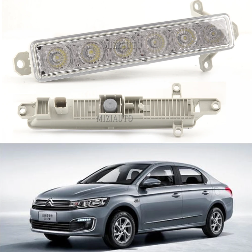 6 светодиодный автомобильные фары для Peugeot 308 DRL Citroen C1 2006 17 C3 2015 19 C Elysee 2016