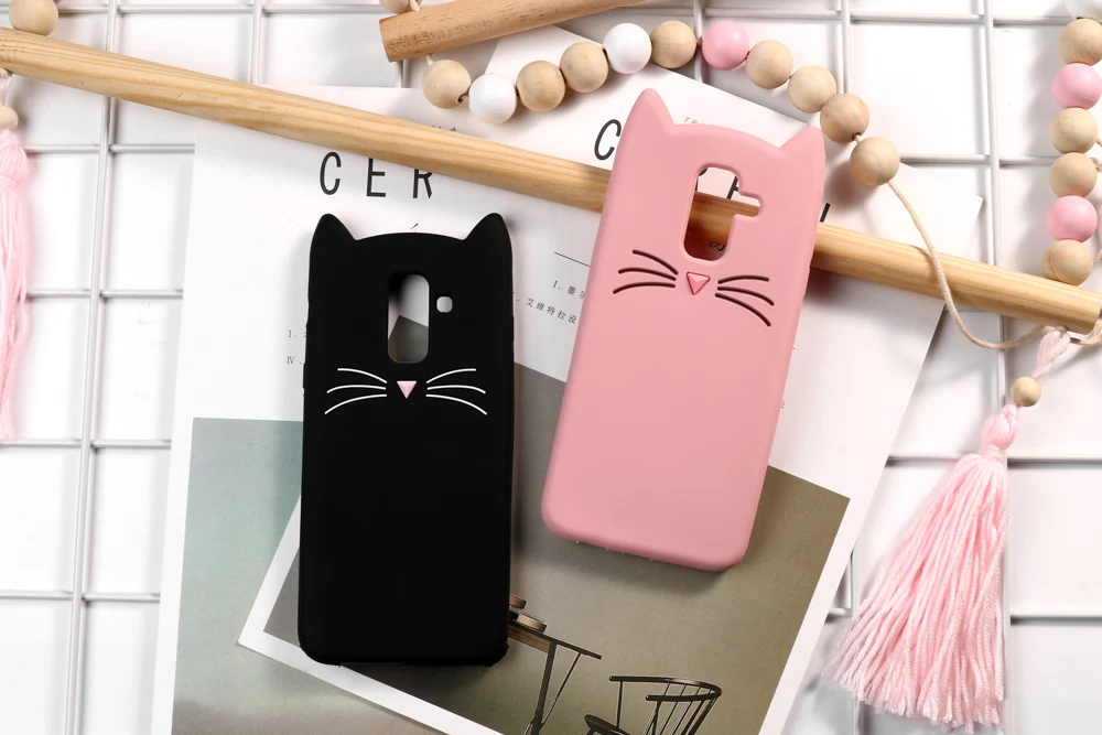 Чехол s для samsung Galaxy J4 J6 плюс J2 Pro J8 J3 J5 J7 чехол 3D чехол с рисунком кошки на samsung J2 J5 J7 Prime Funda