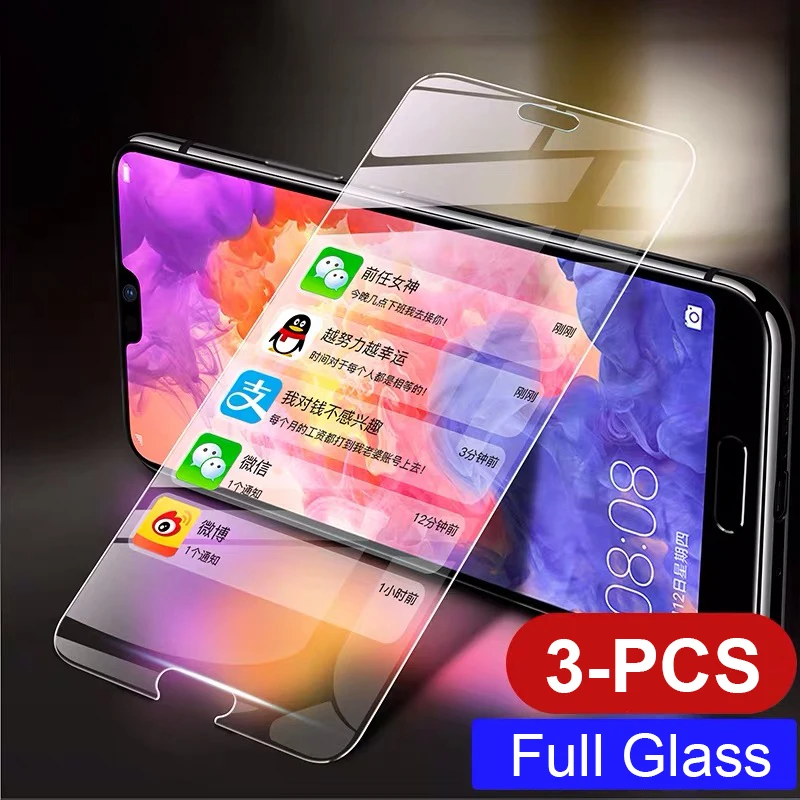 Закаленное стекло с полным покрытием для Huawei P20 Pro P10 P9 Plus Lite Защитная пленка