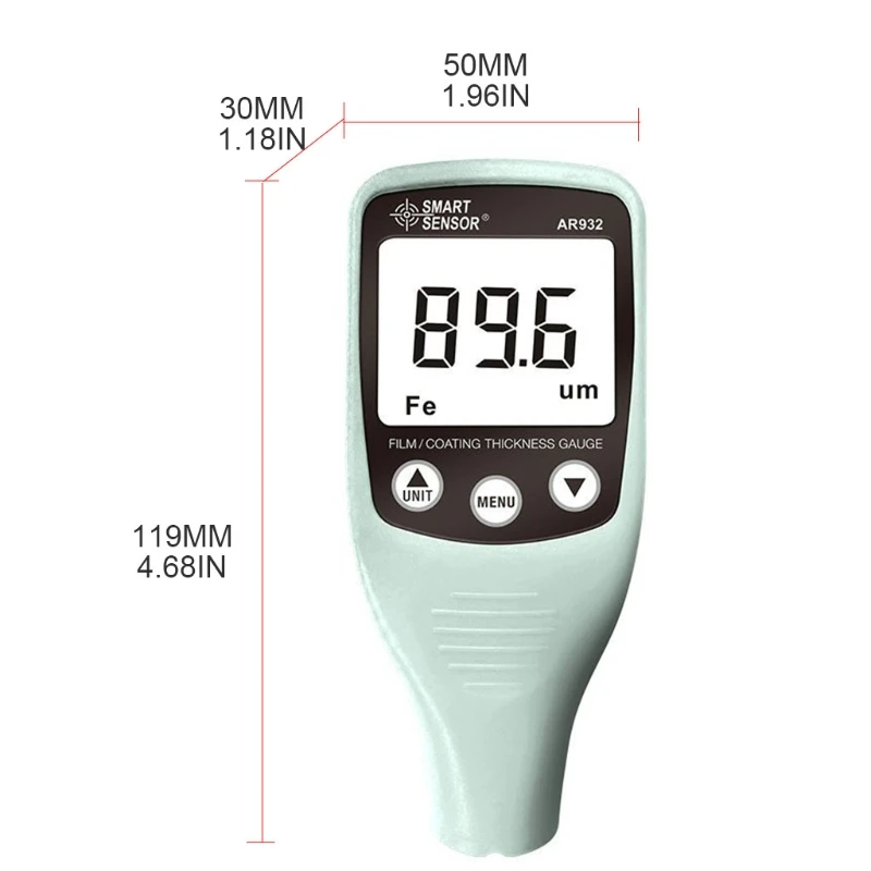 

AR932 Digital Car Painting Detector Tester Paint Auto Coating Thickness Gauge