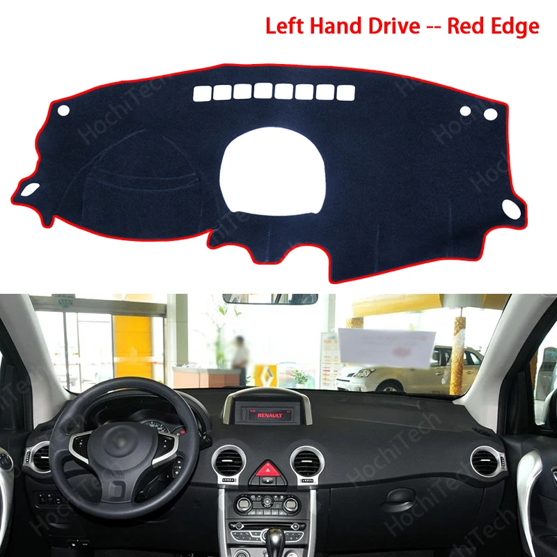 

Anti-Slip Anti-UV Mat Dashboard Cover Pad Dashmat Protect Carpet for Renault Koleos 1 2008-2016 Samsung QM5 Accessories