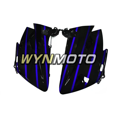 Полный обтекатели для Yamaha T-MAX TMAX 530 XP530 год 15 16 АБС-пластик электронный атомайзер блеск для губ цвет синий, черный; большие размеры