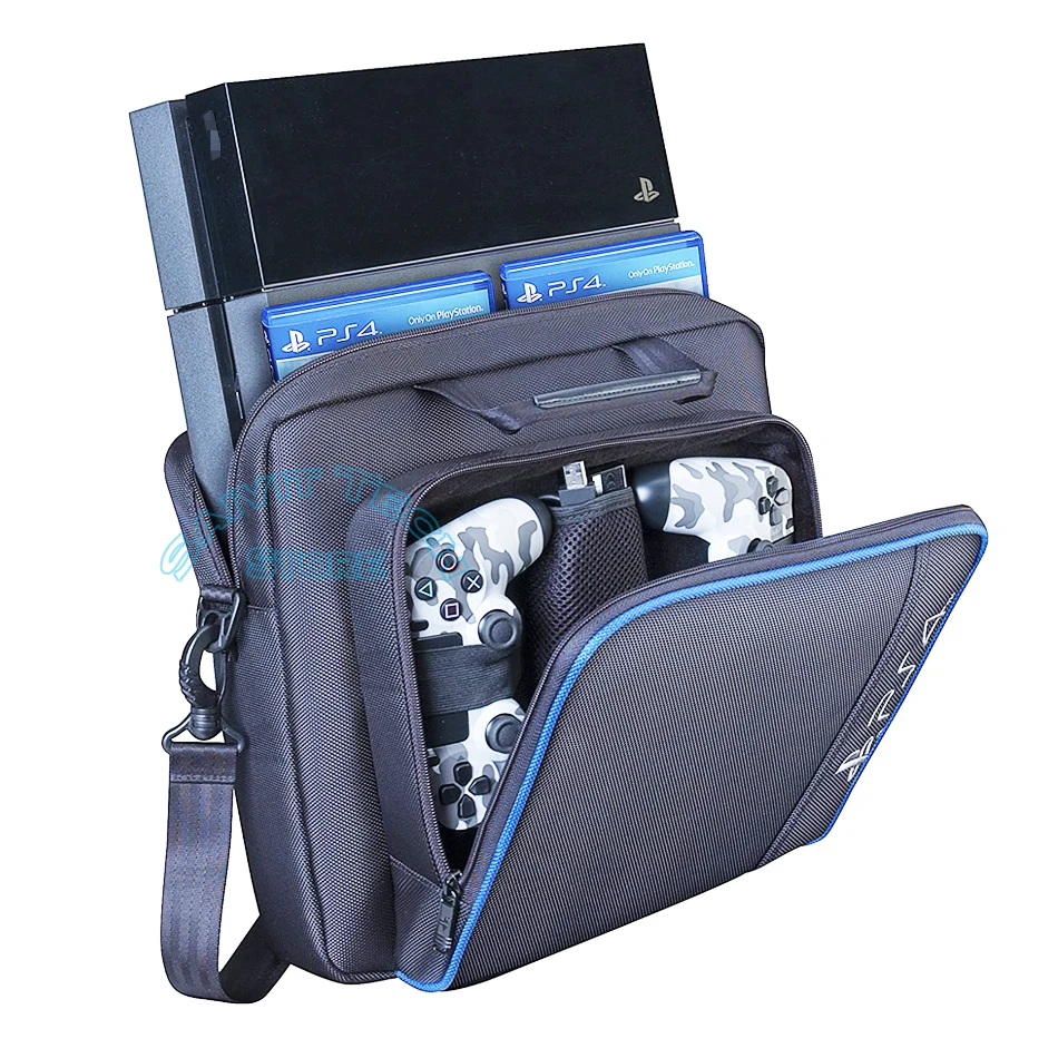PS4/тонкий дорожный вместительный чехол для консоли Защитная сумка хранения