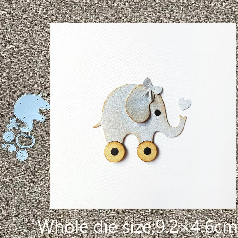 

Металлический трафарет XLDesign для рукоделия, форма для вырезания, милый малыш, слон, скрапбукинг, вырезание альбомов, бумажных карт, ремесло, т...