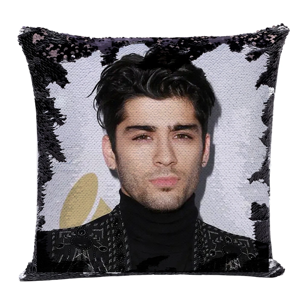 

Чехол для подушки zayn malik, с блестками, меняющий цвет