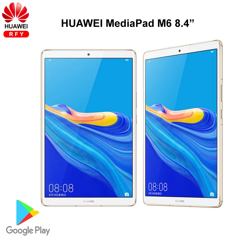Оригинальный Huawei Mediapad M6 8 4 дюймов Wi Fi модем LTE планшетный ПК Kirin980 Octa Core Android 9 0 Google
