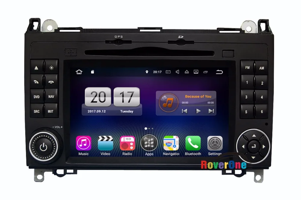 Автомагнитола для Mercedes B170 B180 B200 Viano Vito Android 7 1 DVD радио стерео GPS навигация