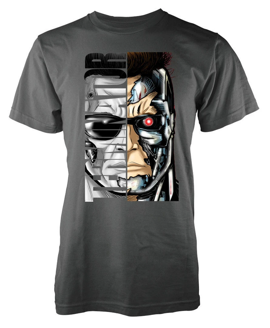 Терминатор Арнольд Шварценеггер I'Ll Back для взрослых футболка свободный размер