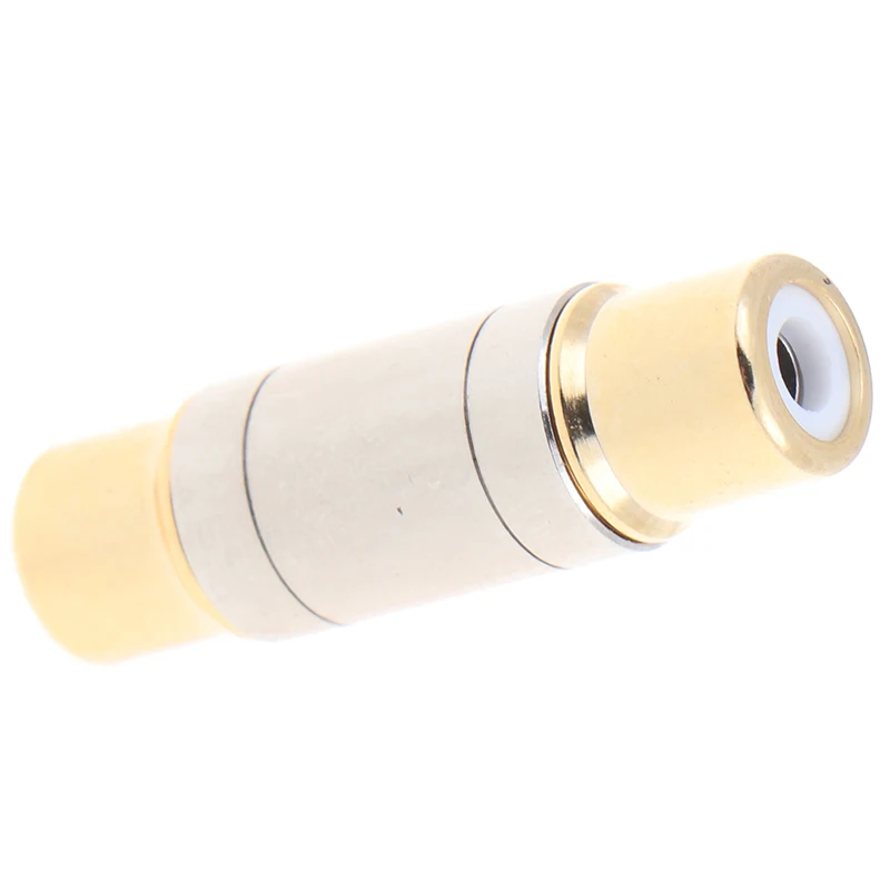 

1 Piece RCA Connector Gold Plated Straight RCA Female Jack Adapter