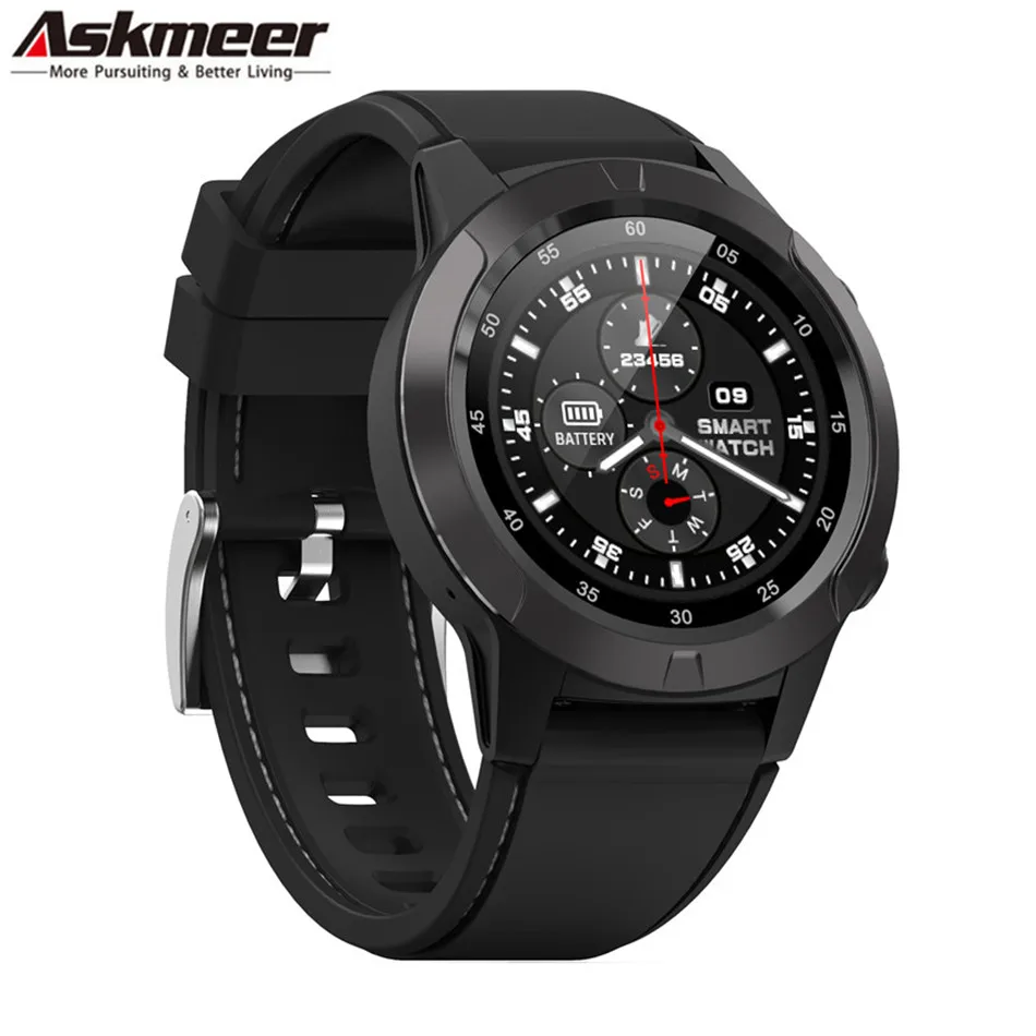 ASKMEER M4 Смарт-часы Поддержка SIM и Bluetooth телефонные звонки, GPS Smartwatch телефон для мужчин и женщин IP65 водонепроницаемый монитор сердечного ритма часы