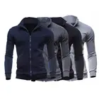 Мужская куртка свободного покроя, сказочный кардиган на молнии, пальто, быстросохнущее теплое Мужское пальто на молнии для улицы, осенне-зимняя облегающая куртка