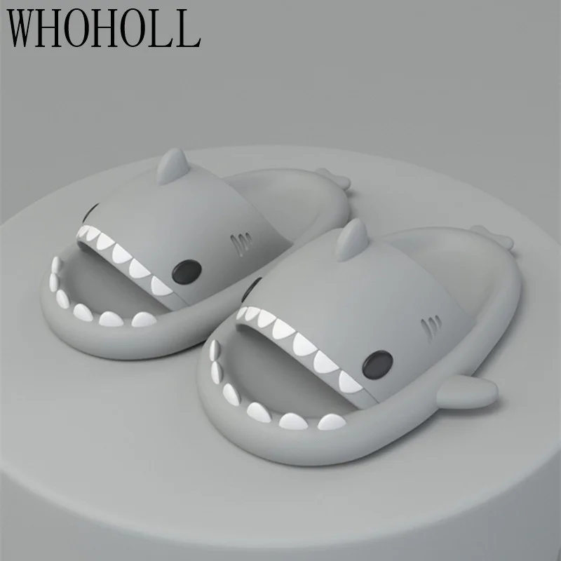 

Shark Summer Children's Slippers Rainbow Shoes For Kids Toddler Baby Outdoor EVA Cartoon Print Cute Flat Heels Beach Sandals