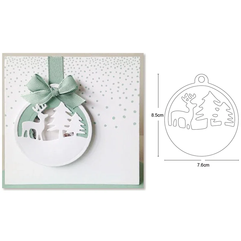 Metal Cutting Dies Cut Die Mold Christmas Ornament Decoration Scrapbook Craft Paper Knife Mould Blade Punch Stencils | Дом и сад