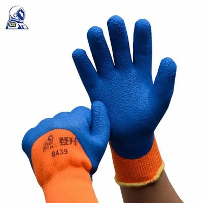 10 пар-20 низкотемпературные перчатки латексное погружение ПВХ покрытие защита