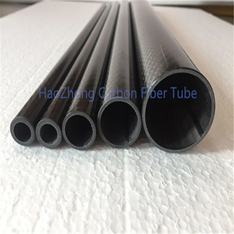 

3K Carbon Fiber Tube 44mm x42 mm (Roll Wrapped) Glossy Surface 500mm Long For RC Airplane Multicopter Arm DIY 44*42