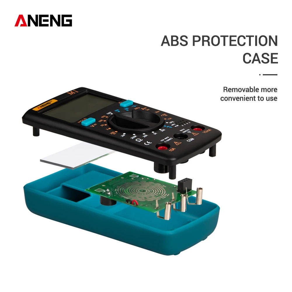 Профессиональный цифровой мультиметр ANENG M1 высокоточный тестер прецизионной