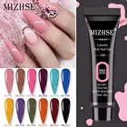 Полигель для наращивания ногтей MIZHSE, 12 цветов, блестящий акриловый Гель-лак для ногтей, УФ-гель для наращивания, Гель-лак для маникюра