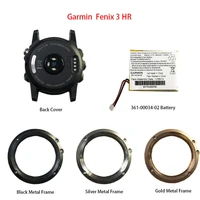 for garmin fenix 3 hr gps watch repair replacement parts front metal frame back case battery 361 00034 02