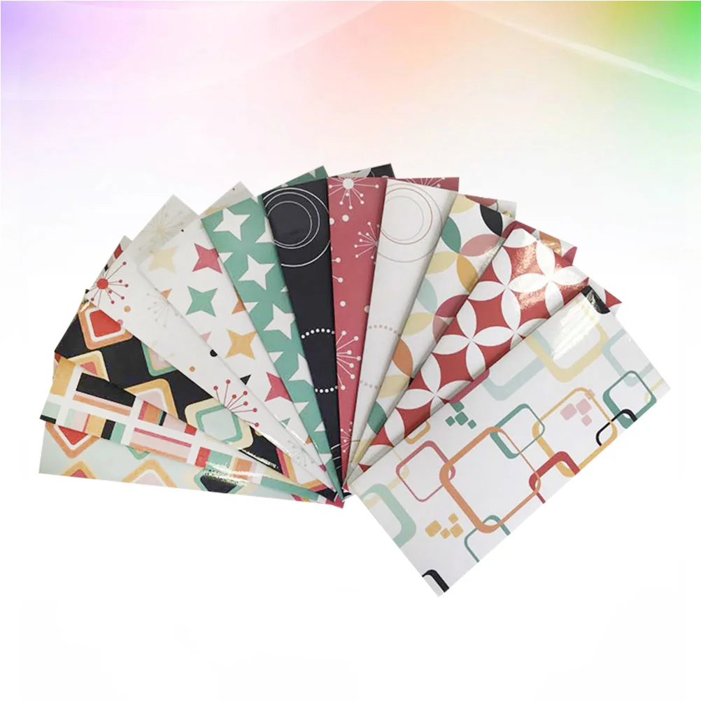 

12pcs Creative Cash Envelopes Assorted Money Saving System Waterproof Budget Envelopes Wallet Spend Plan Sheets