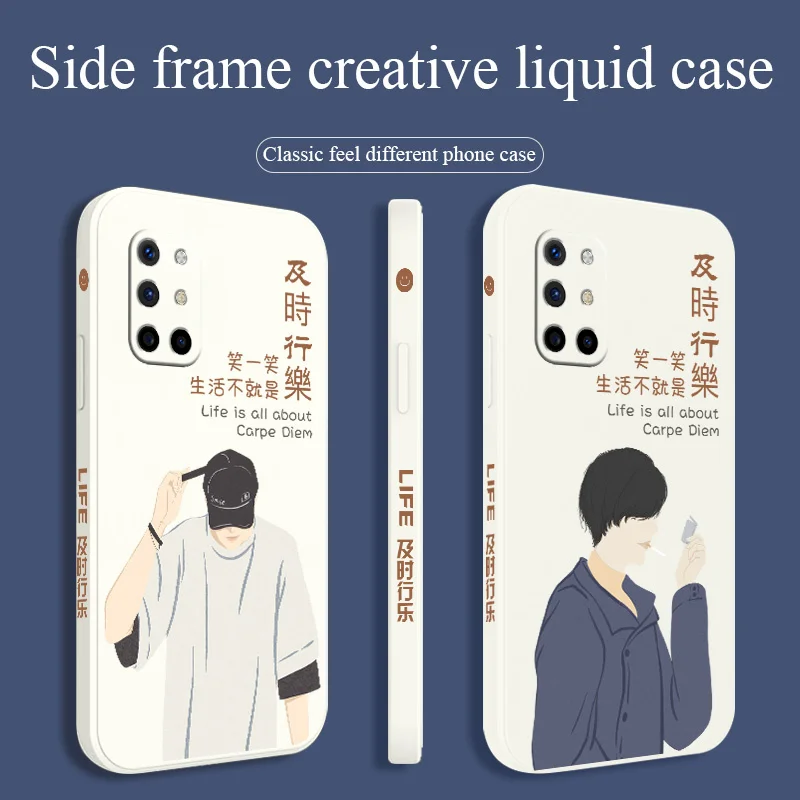 

Boy With An Idea Phone Case For Oneplus 8t 9 9pro 9r pro Liquid Silicone Cover