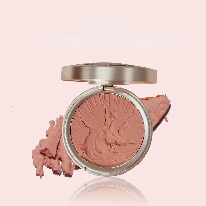 

TT Flower Know Relief Blush Peach Rouge Delicate No Falling out Natural Nude Makeup Vigorous Chin Purple Daily