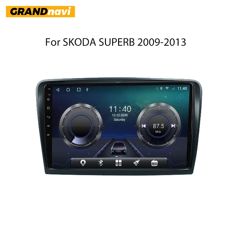 

Автомобильный мультимедийный плеер AKAMATE, автомагнитола 2 Din для SKODA SUPERB 2009-2013 CarPlay, автомобильное радио, Bluetooth-навигация