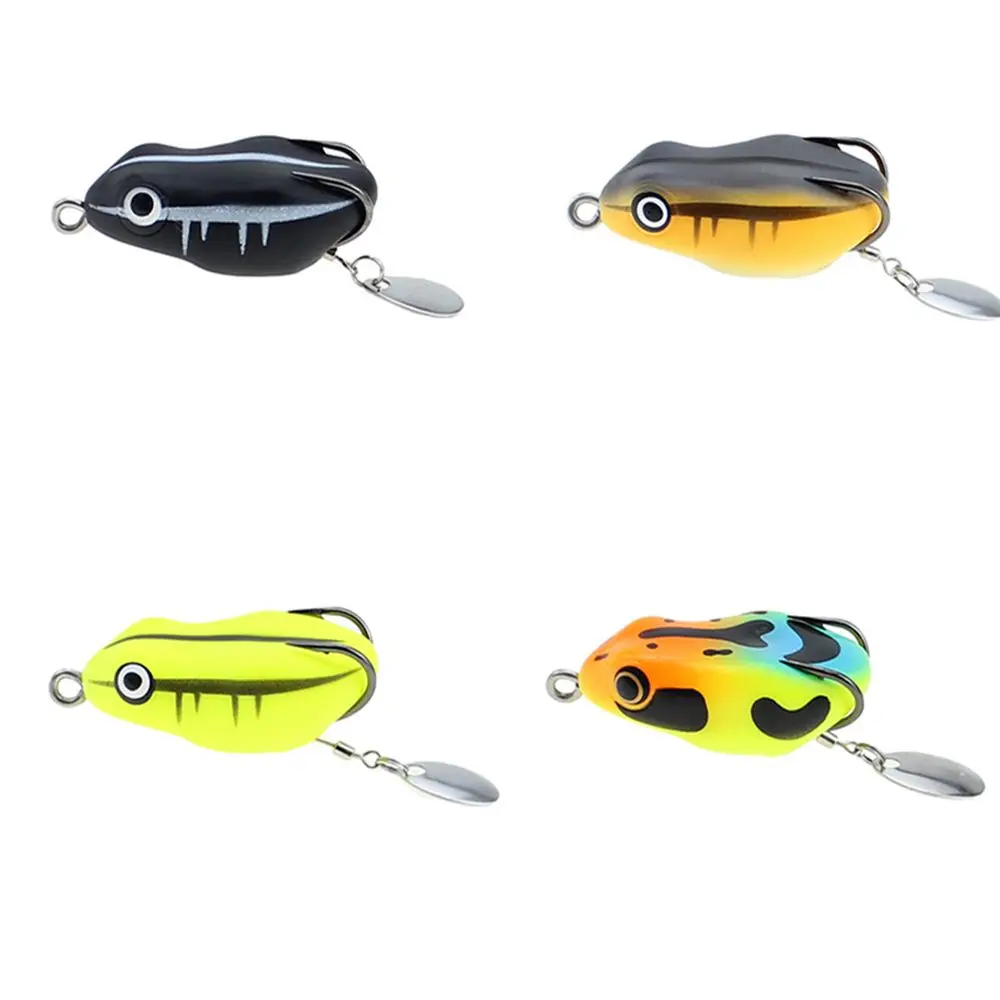 

Lifelike Artificial Topwater Soft Floating Bass Lures Fishing Lures Frog Lure Swimbaits Thunder Frog