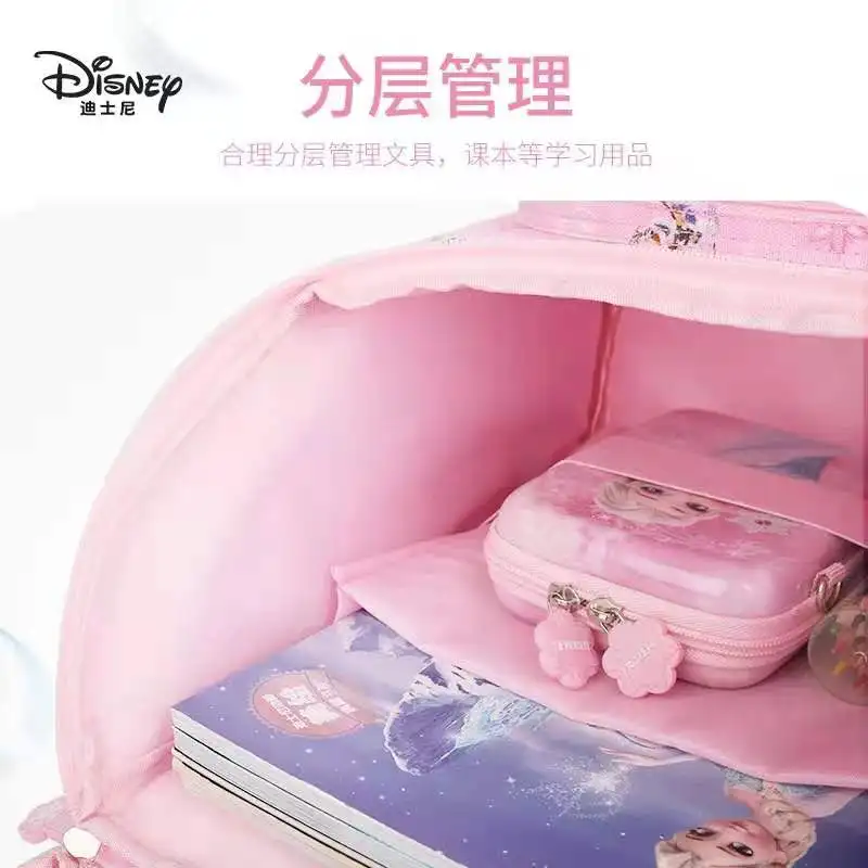 2022 Disney Frozen School Bag For Girls Elsa Anna Primary Student Orthopedic Backpack Large Capacity Kids Birthday Gifts Mochila