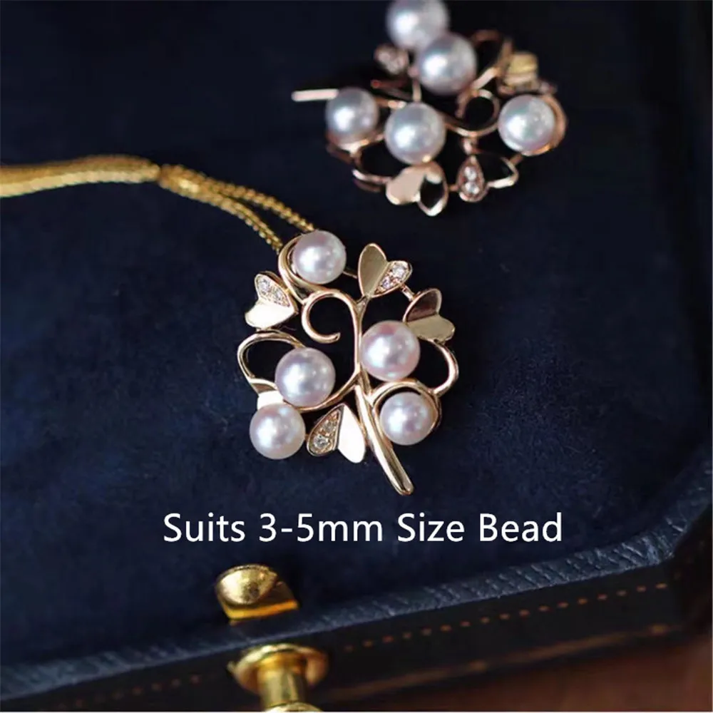

DIY Pendant base connection Discovery of Jewelry Making Only Pendant Fitting S925 Sterling silver , No Pearl No Chain