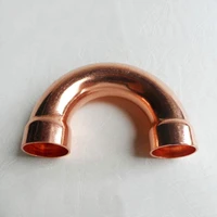 copper 180 elbow plumbing pipe fitting water gas oil scoket weld coupler end feed 180 deg 28 6mm x1 2mm x88