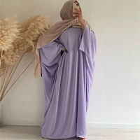 nida batwing jilbab abaya dubai muslim women dresses 2 piece prayer sets islam clothes saudi turkey modest robe with hijab scarf