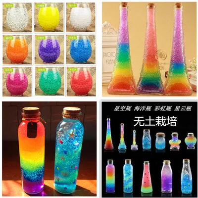 10000 pcs Large Hydrogel 2-3cm Pearl Shaped Big Crystal Soil Water Beads Mud bonsai plant Grow Ball Wedding Growing Bulbs | Дом и сад