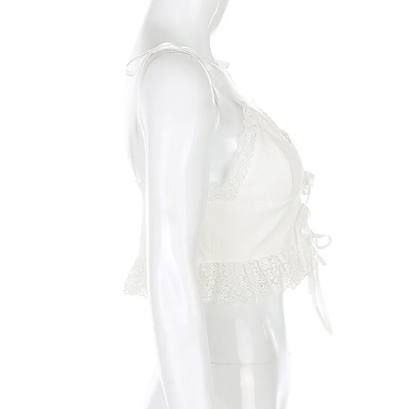 Майка HIRIGIN бюстье корсеты сексуальные с глубоким V-образным вырезом кружевные в