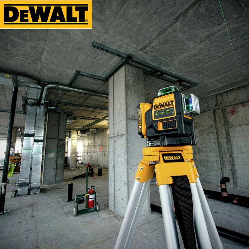 Лазерный уровень Dewalt DW089LG 12 линий В литиевый аккумулятор 3 стороны * 360 градусов