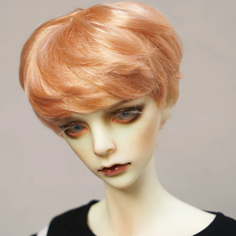 Волосы Allaosify Bjd для шарнирной куклы 1/3 1/4 1/6 1/8 1/12 высокотемпературные короткие