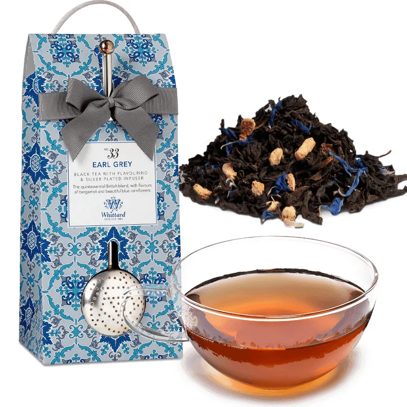 

CX Earl Black Tea Bag 100G with Silver Tea Making Device British Herbal Tea Tea