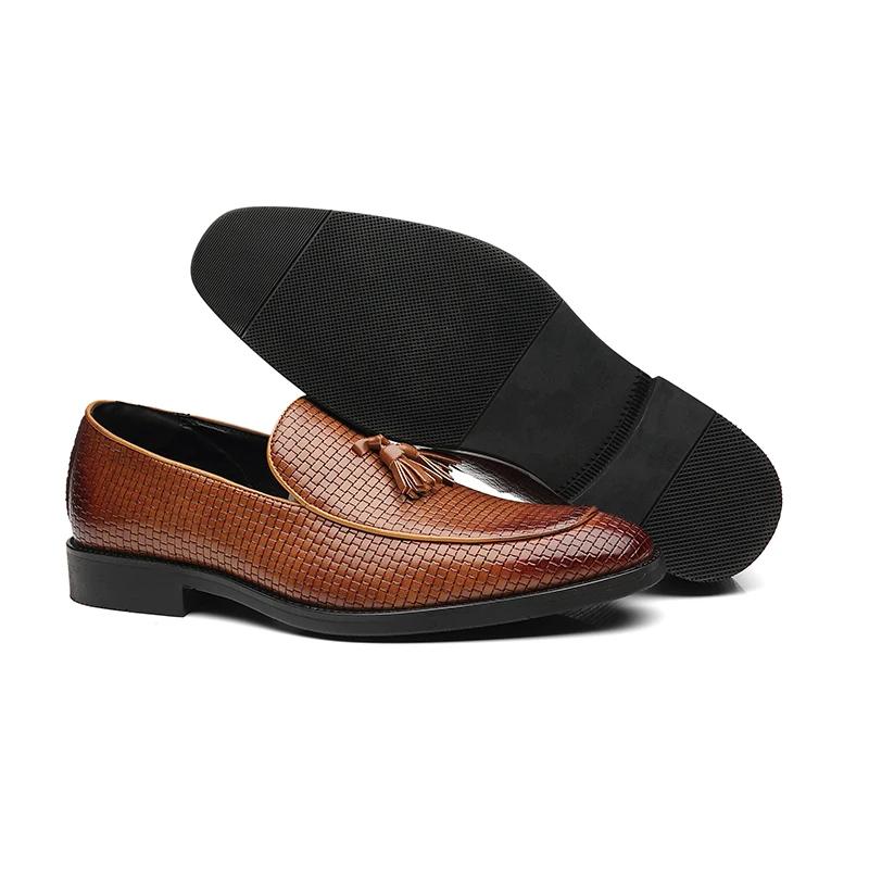 37-48 Мужская обувь повседневные Мокасины кожаные брендовые удобные классические