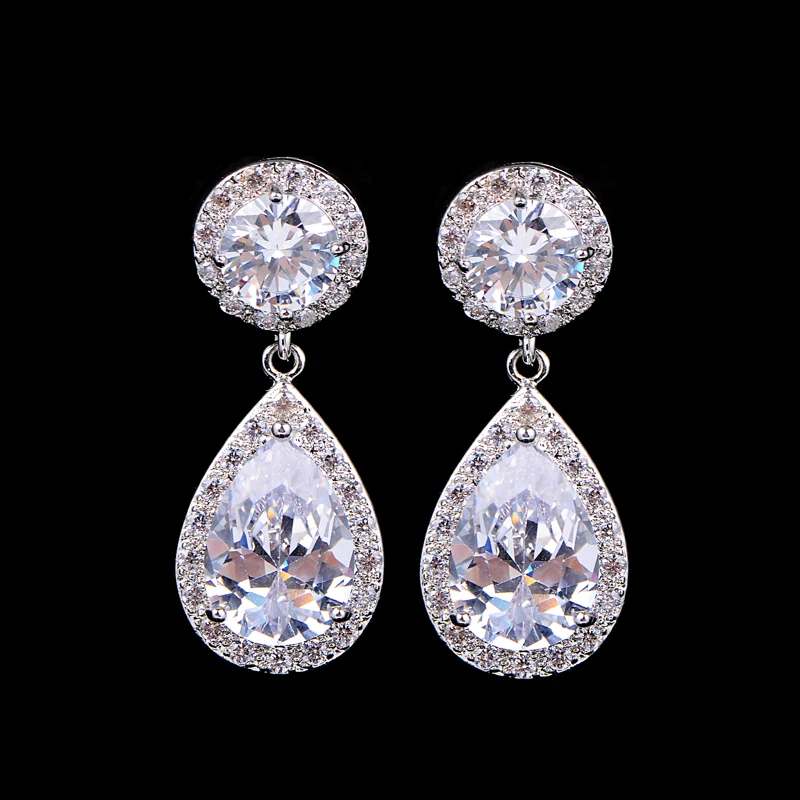 Высококачественные висячие серьги Uilz с кристаллами золотого цвета для женщин 2017