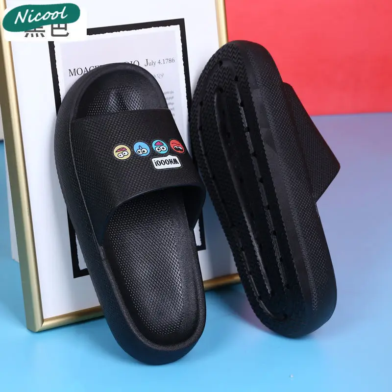 

New Arrival 4cm Thick Sole Men Women House Slippers Boys Girls Lovers Flip Flops Soft Bath Antiskid Slipper Summer Beach Sandals