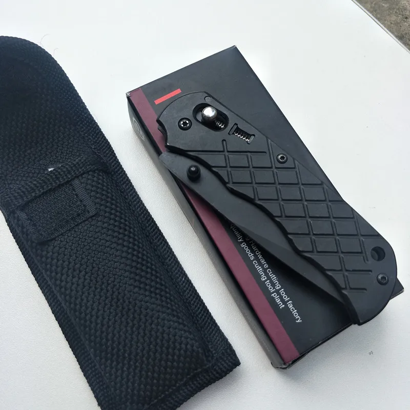 Охотничий нож 5Cr13 с ручкой из нержавеющей стали складной для кемпинга выживания