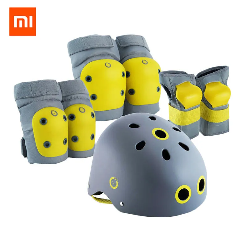 Оригинальный Регулируемый Детский велосипедный шлем Xiaomi Mijia Xiaoxun спортивный
