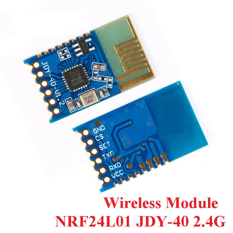 10 шт. NRF24L01 JDY 40 2 4G беспроводной последовательный порт передачи трансивер модуль
