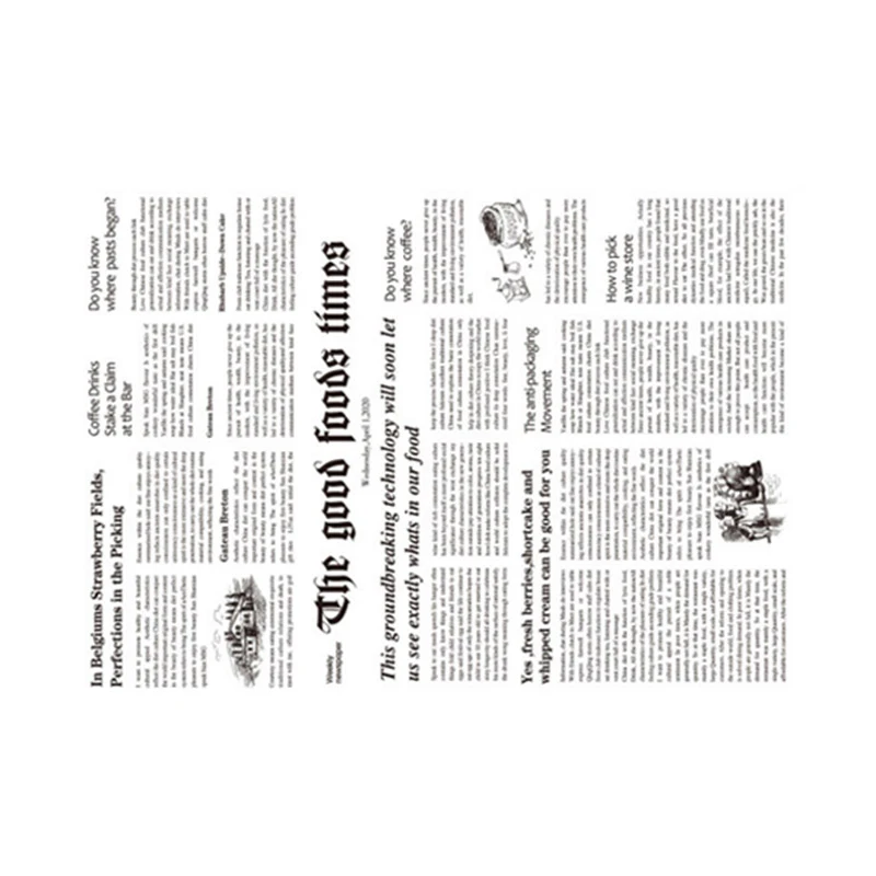 

50/100 Pcs Oil-Proof Wax Paper Food Wrapper Paper Bread Sandwich Burger Fries Wrapping Baking Tools Fast Food Bread Oil-Paper