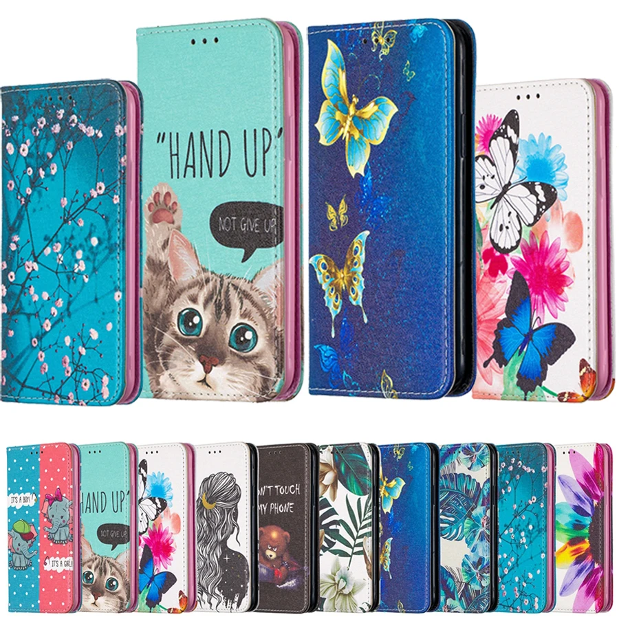 Флип-чехол Na Huawei P30lite для P30 Lite 6 15 дюйма чехлы телефонов Магнитный кошелек Кожаная