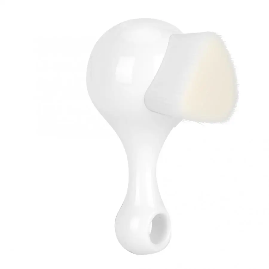 Мягкая щётка для умывания лица ручная Очищающая отшелушивающая кисть Лица