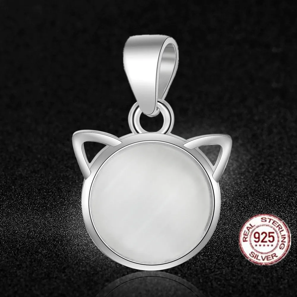 HMSFELY кулон в форме кошки из стерлингового серебра 925 пробы сделай сам шарм браслет