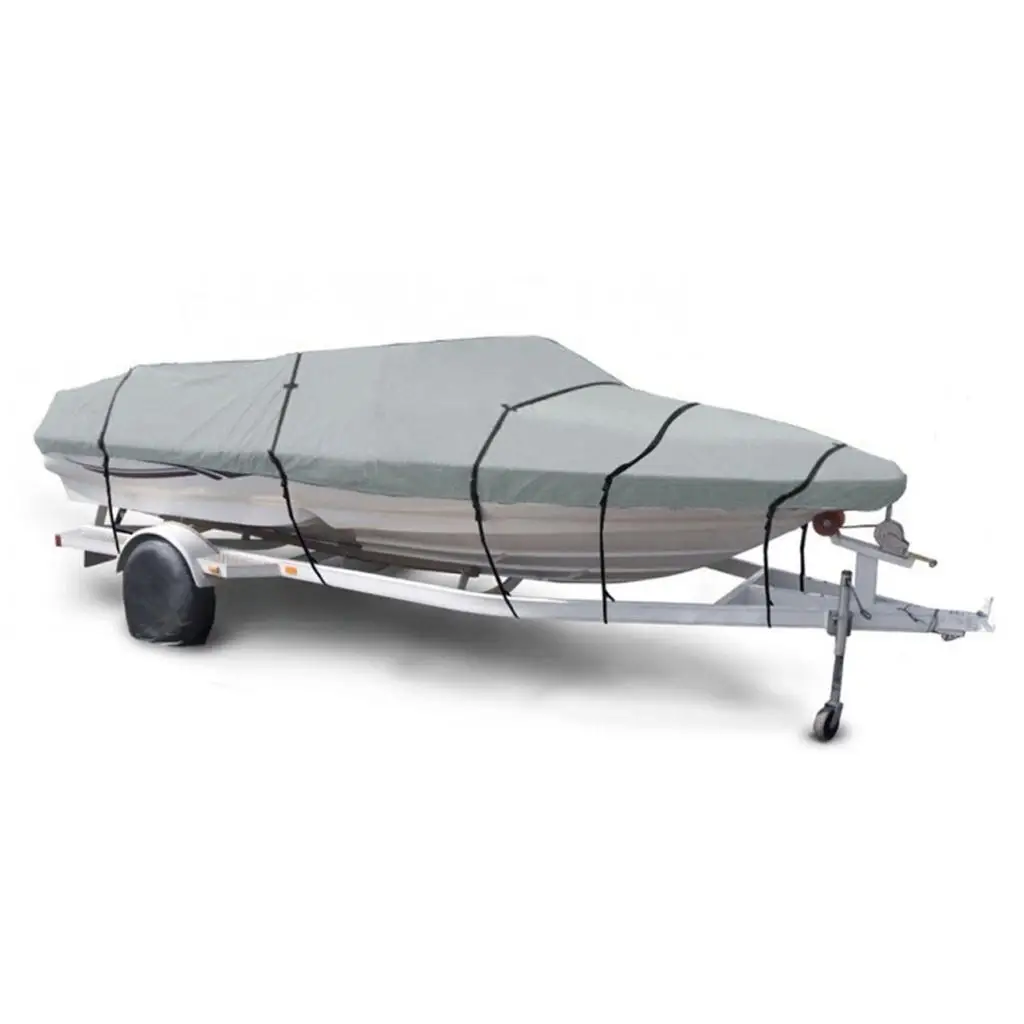 Light Blue 17-19ft Водонепроницаемое полиэфирное покрытие для лодки для 11-13/14-16/17-19/20-22FT Fish-Ski speed - Цвет: Light Blue 17-19ft
